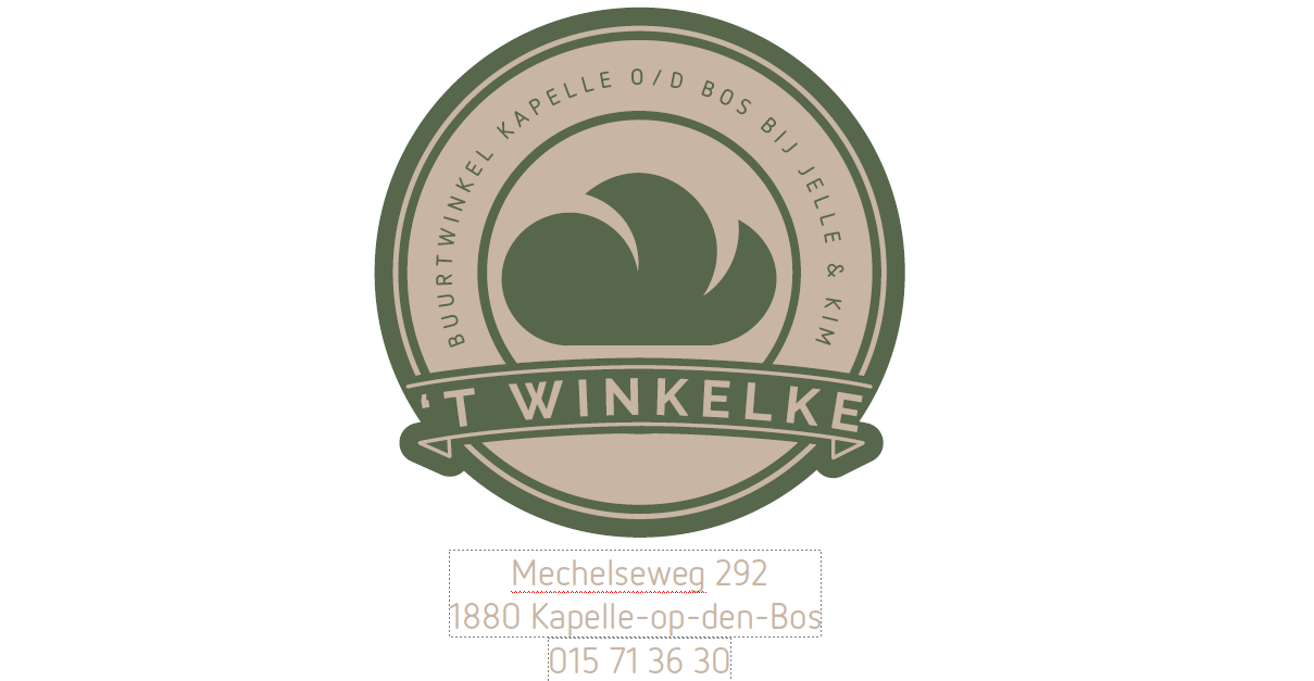 Logo 't winkeltje wit